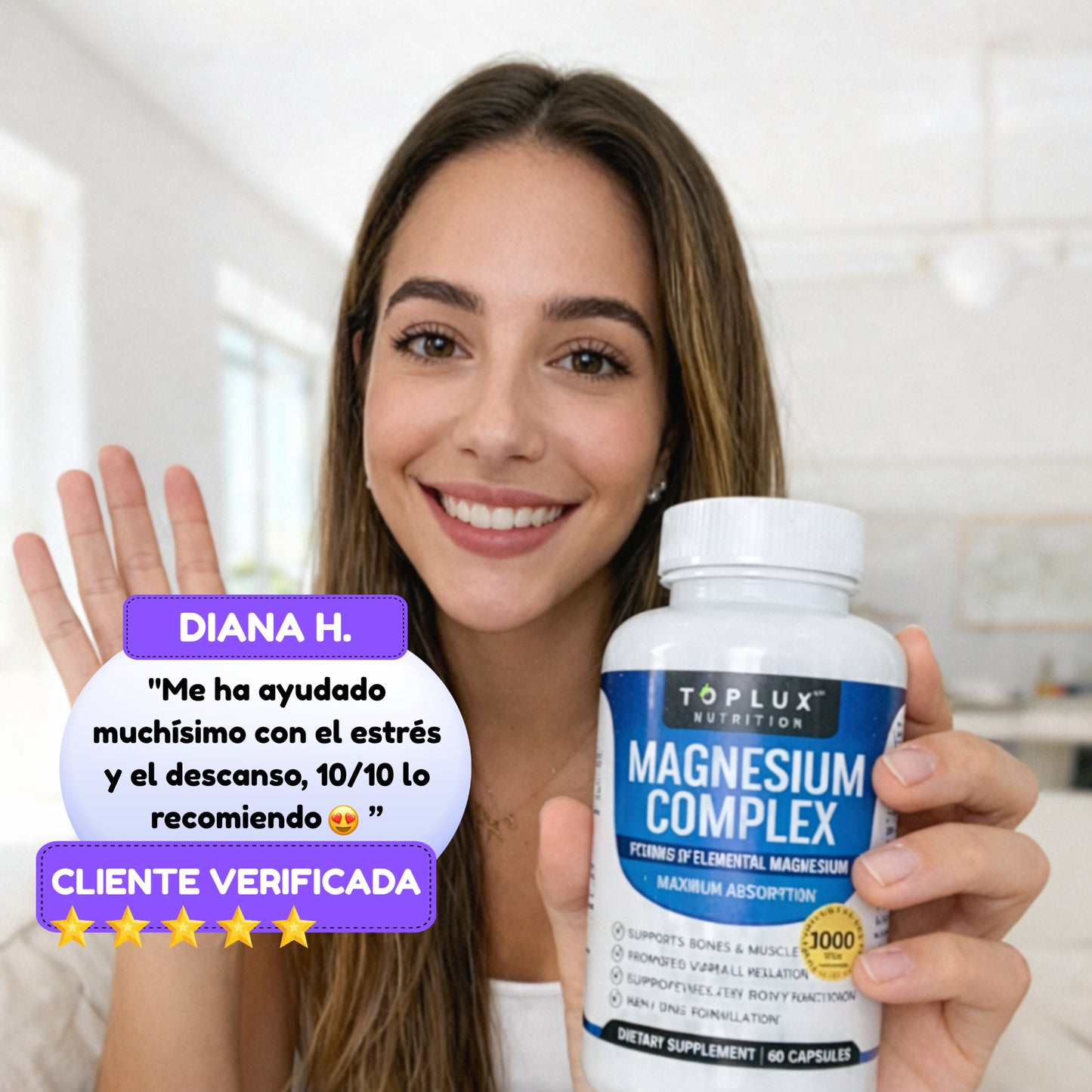 Magnesio Triple Complejo | 90 cápsulas