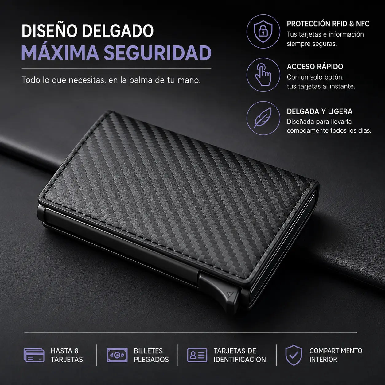 SlimShield™ | Cartera Inteligente RFID