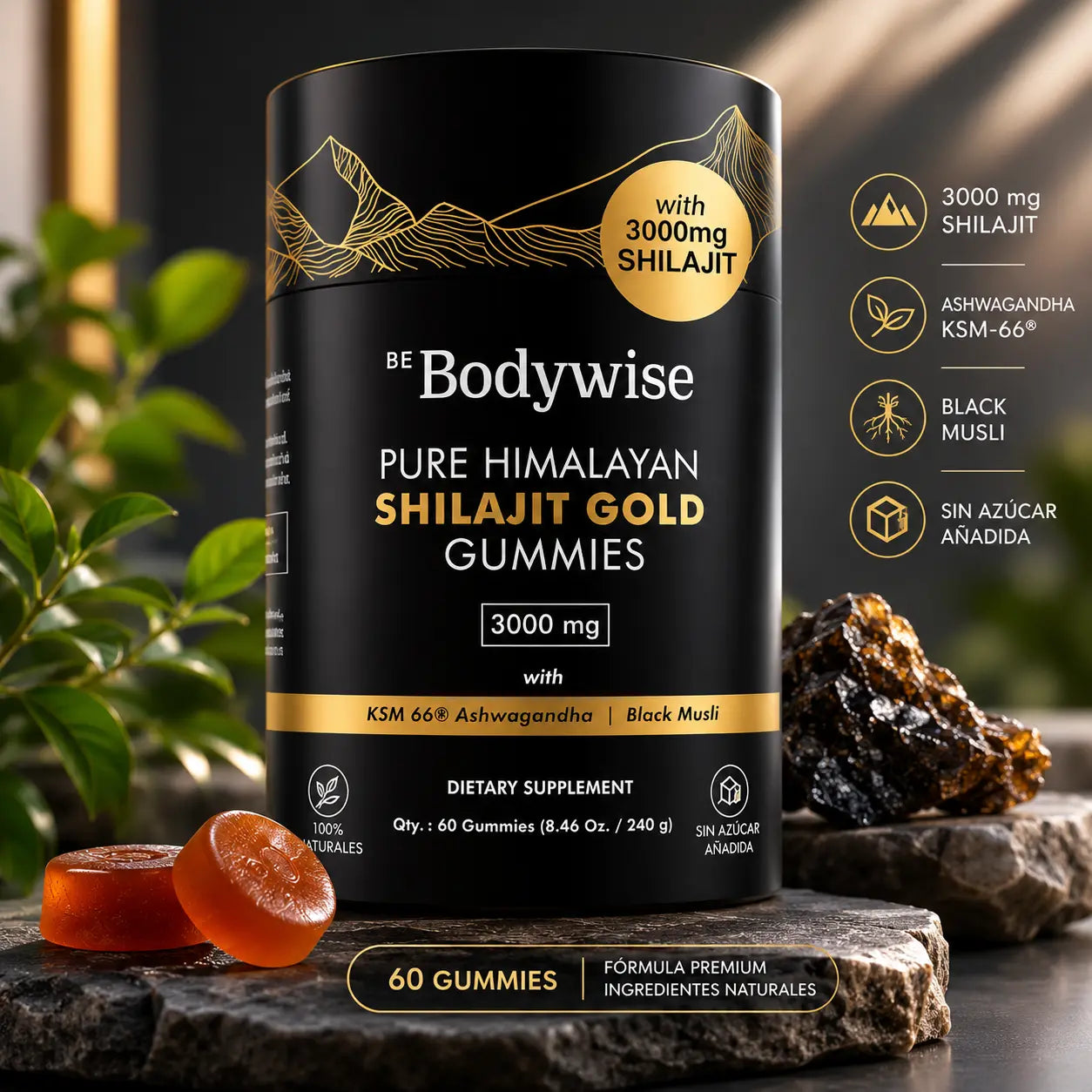 Gomitas Shilajit 3000 mg | 60 piezas