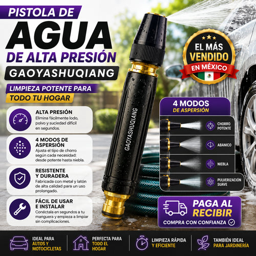 Pistola de Alta Presion de Agua boquilla