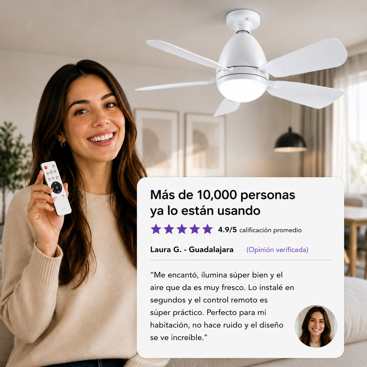 LumiAir™ | Ventilador de Bombillo