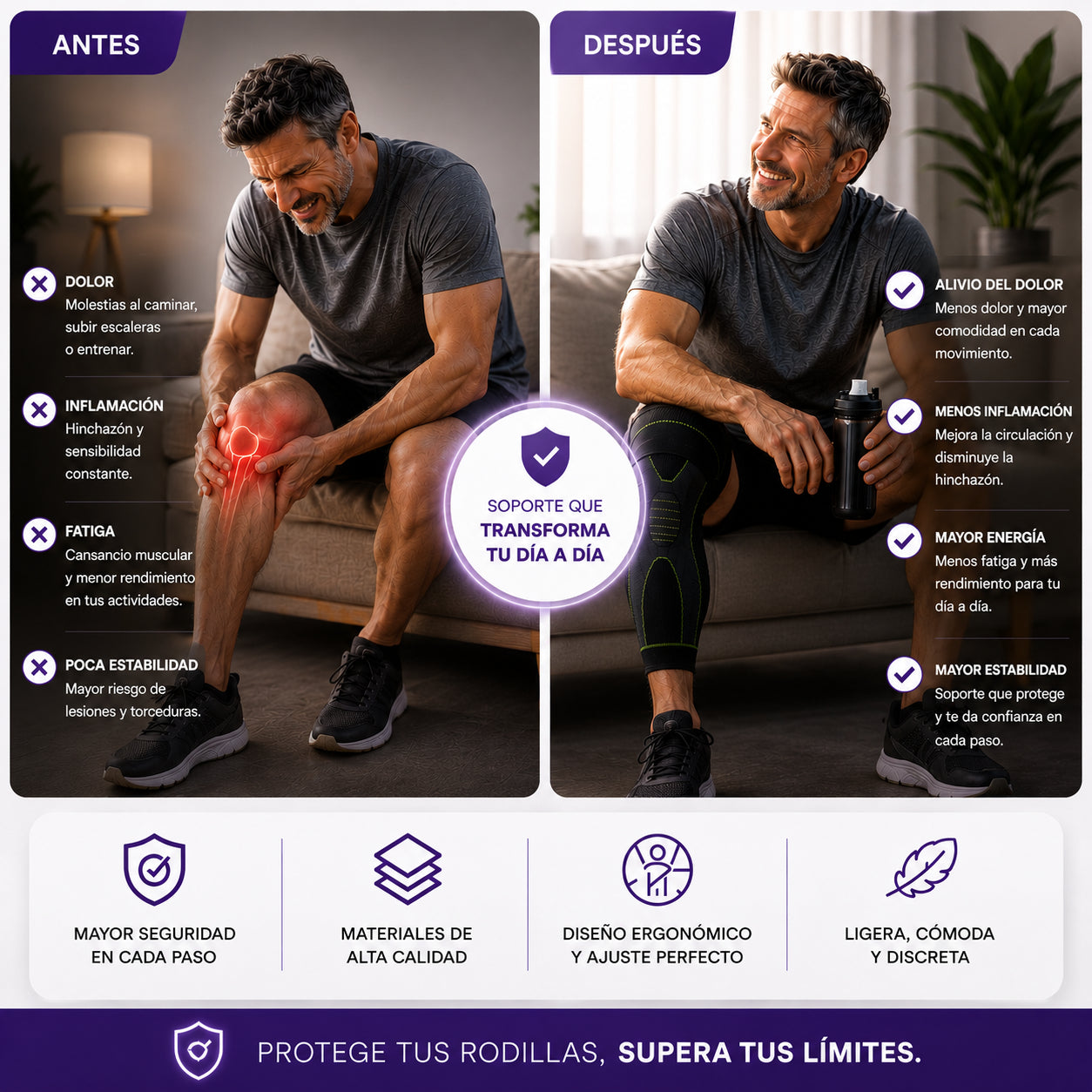 RODILLA SIN DOLOR™ | Rodilleras