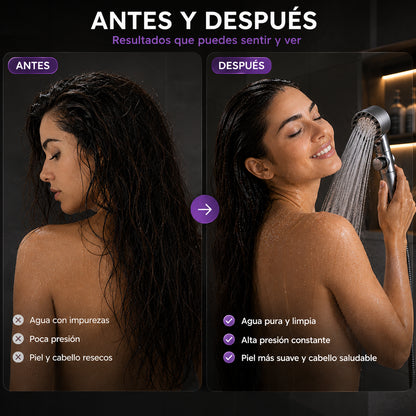HydraSpa™ | Ducha Filtrante de Alta Presión