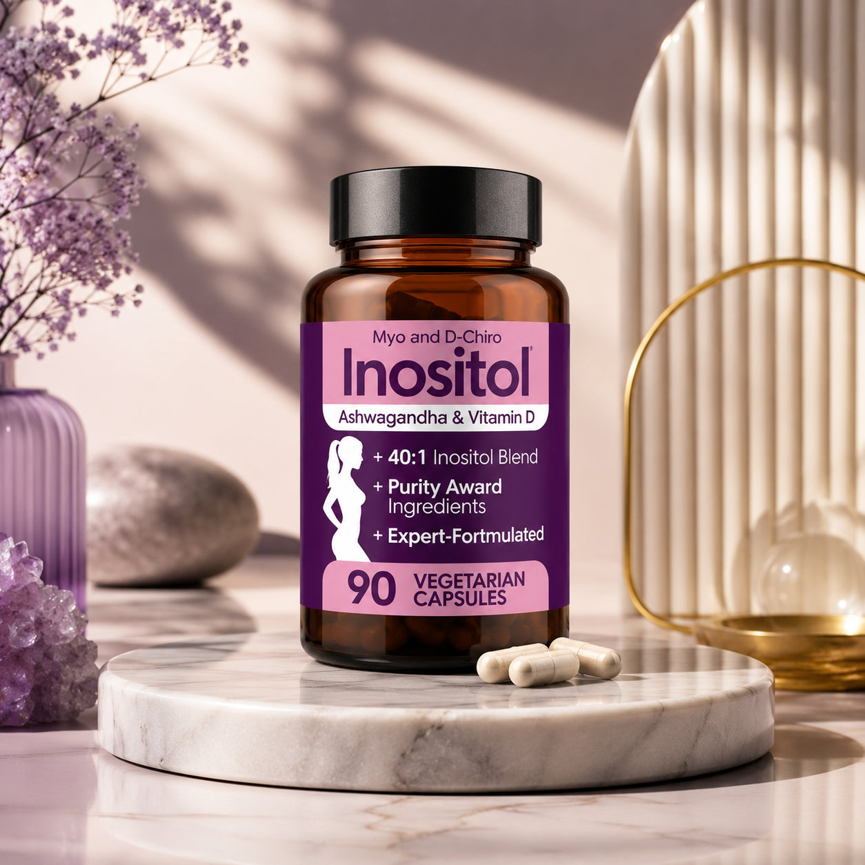 Suplemento Inositol Myo and D-Chiro