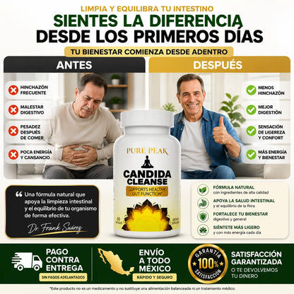 Suplemento Candida Cleanse | 60 Cápsulas
