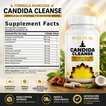 Suplemento Candida Cleanse | 60 Cápsulas