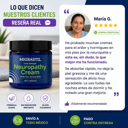 Crema Migrastil Neuropatia Alivio Cuerpo