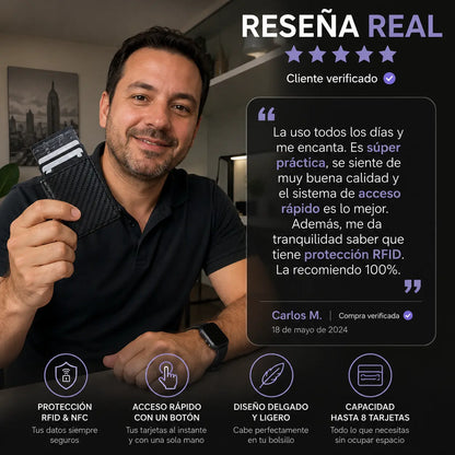 SlimShield™ | Cartera Inteligente RFID