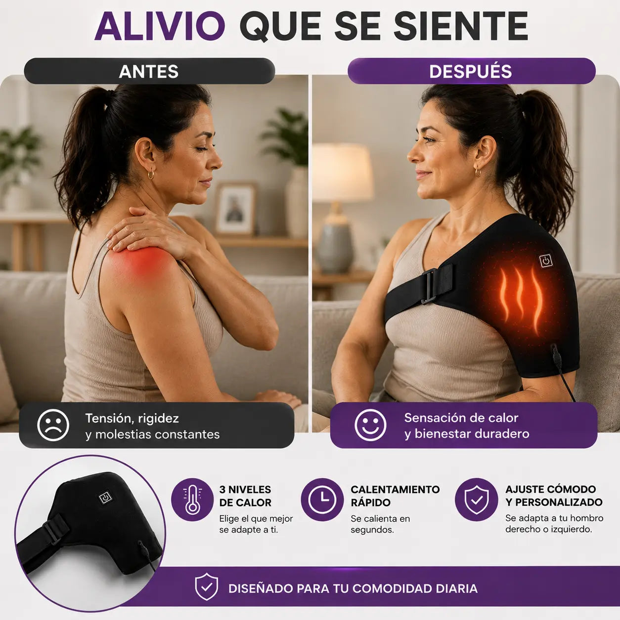 ThermoShoulder™ | Hombrera Térmica Ajustable