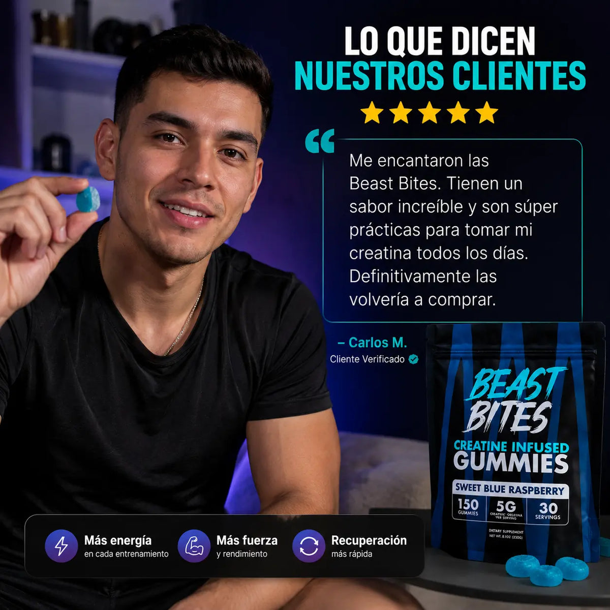 Beast Creatine™ | Gomitas de Creatina
