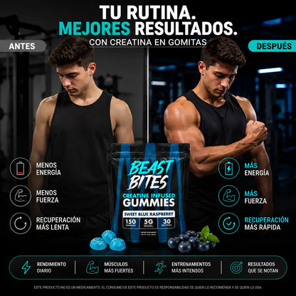 Beast Creatine™ | Gomitas de Creatina