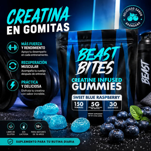 Beast Creatine™ | Gomitas de Creatina