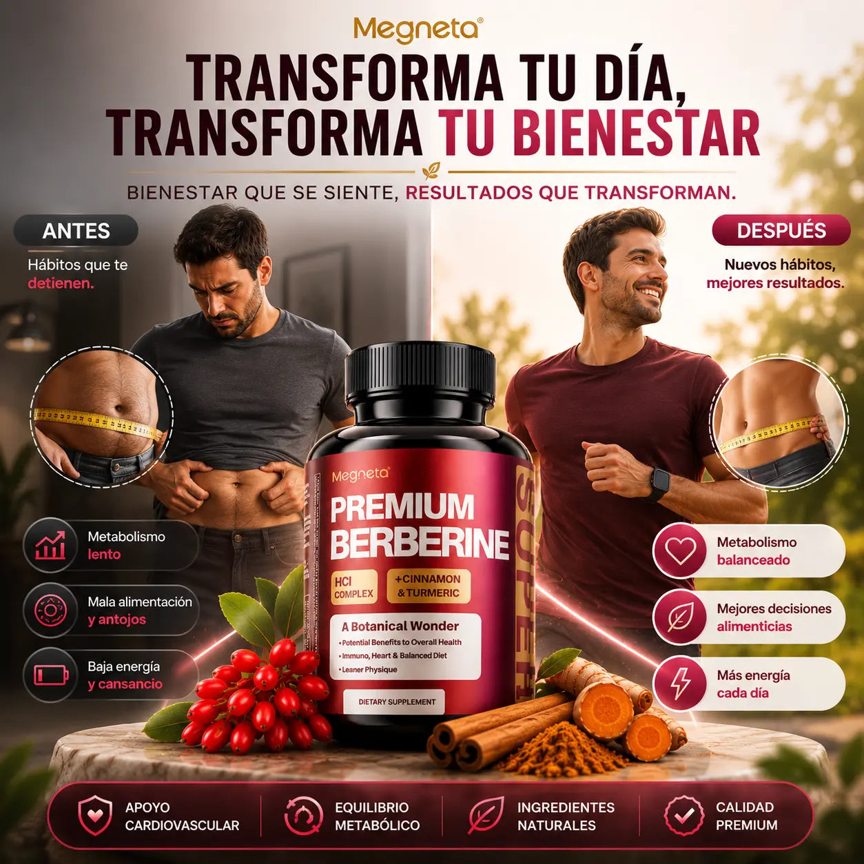 Suplemento Berberina Premium Megneta
