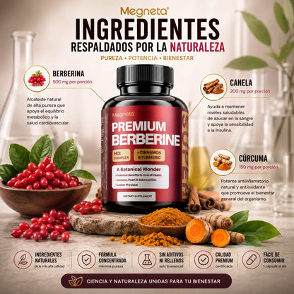 Suplemento Berberina Premium Megneta