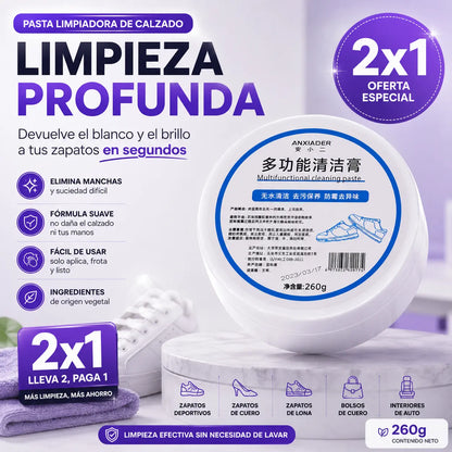 Pasta Limpiadora de tenis Crema 260g
