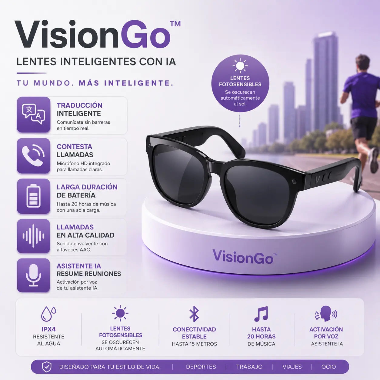 Gafas Inteligentes | VisionGo™
