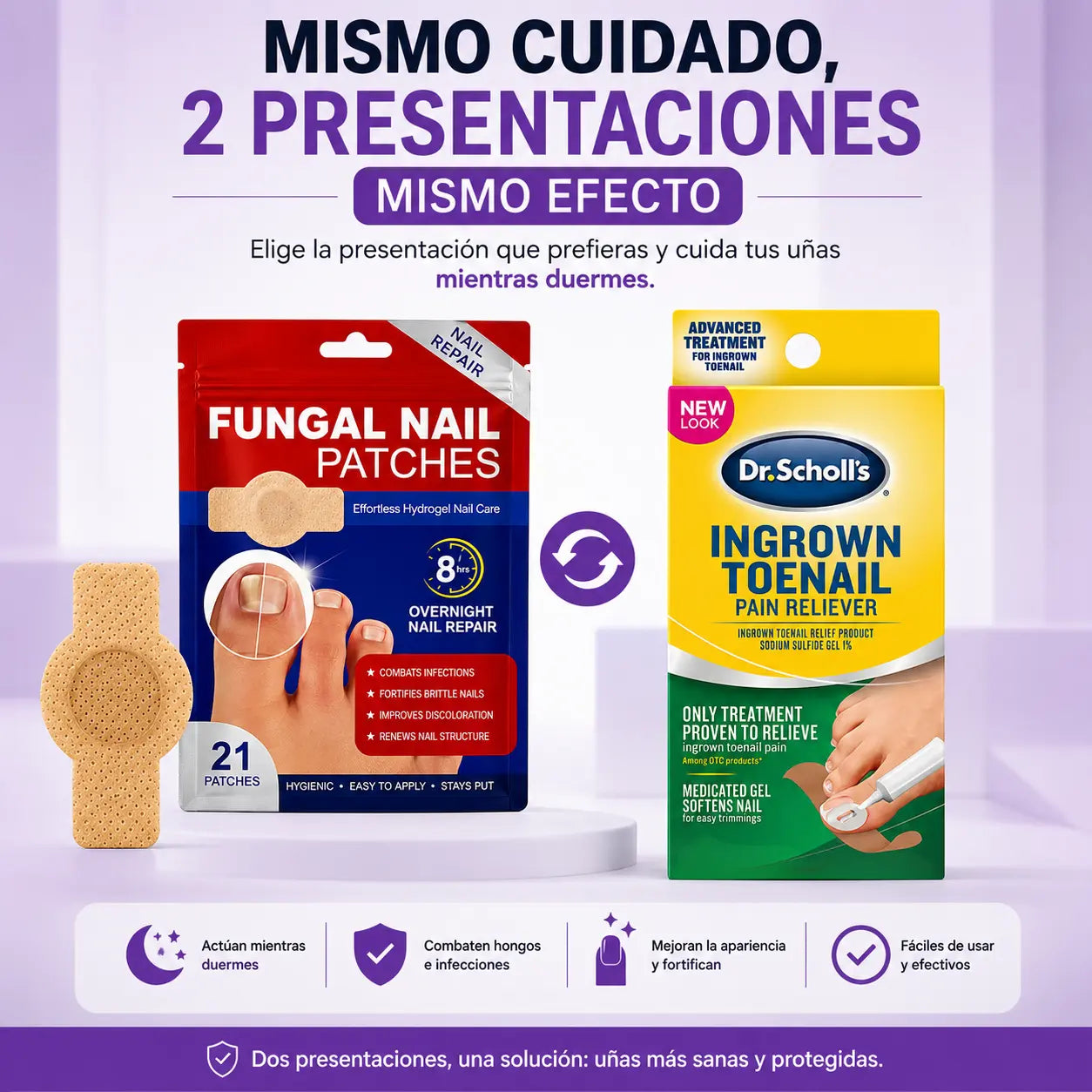 20 Parches para uña enterrada y hongos
