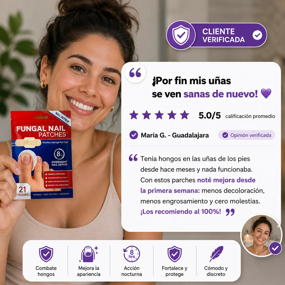 20 Parches para uña enterrada y hongos