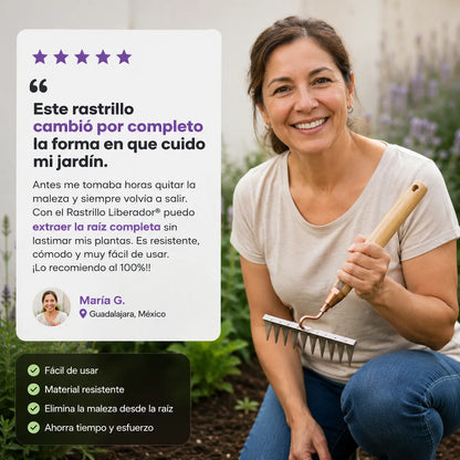 Rastrillo Liberador® | Removedor de Maleza