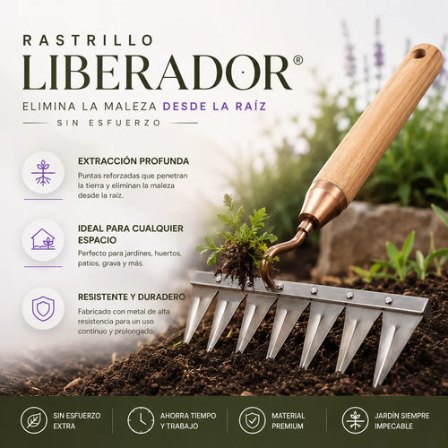 Rastrillo Liberador® | Removedor de Maleza