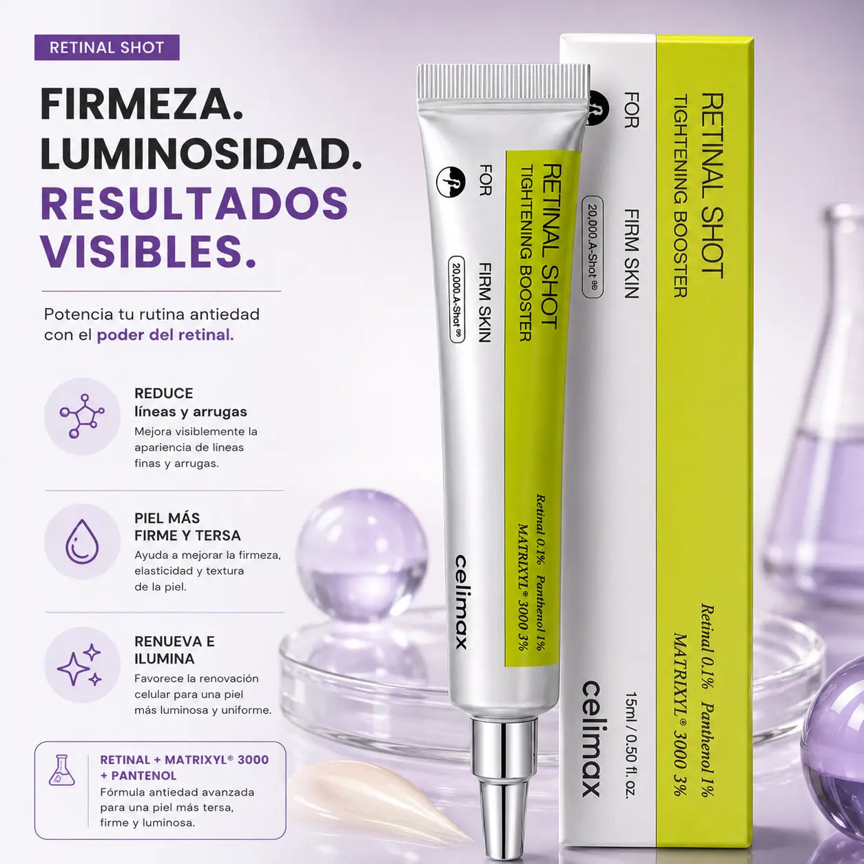 Retinal Shot™ | Crema Reafirmante Antiedad