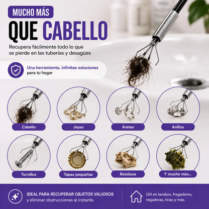 GarraFlex™ | Destapador de Tuberías