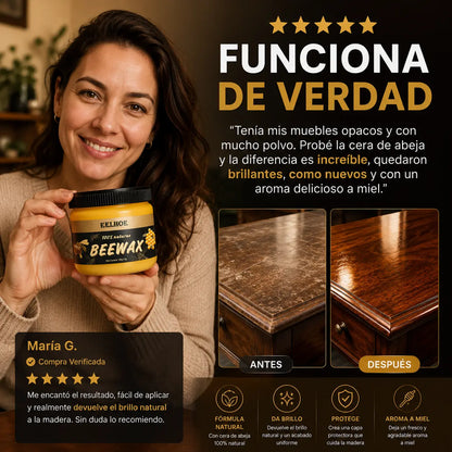 🐝 BeeWood™ | Cera de Abeja para Muebles