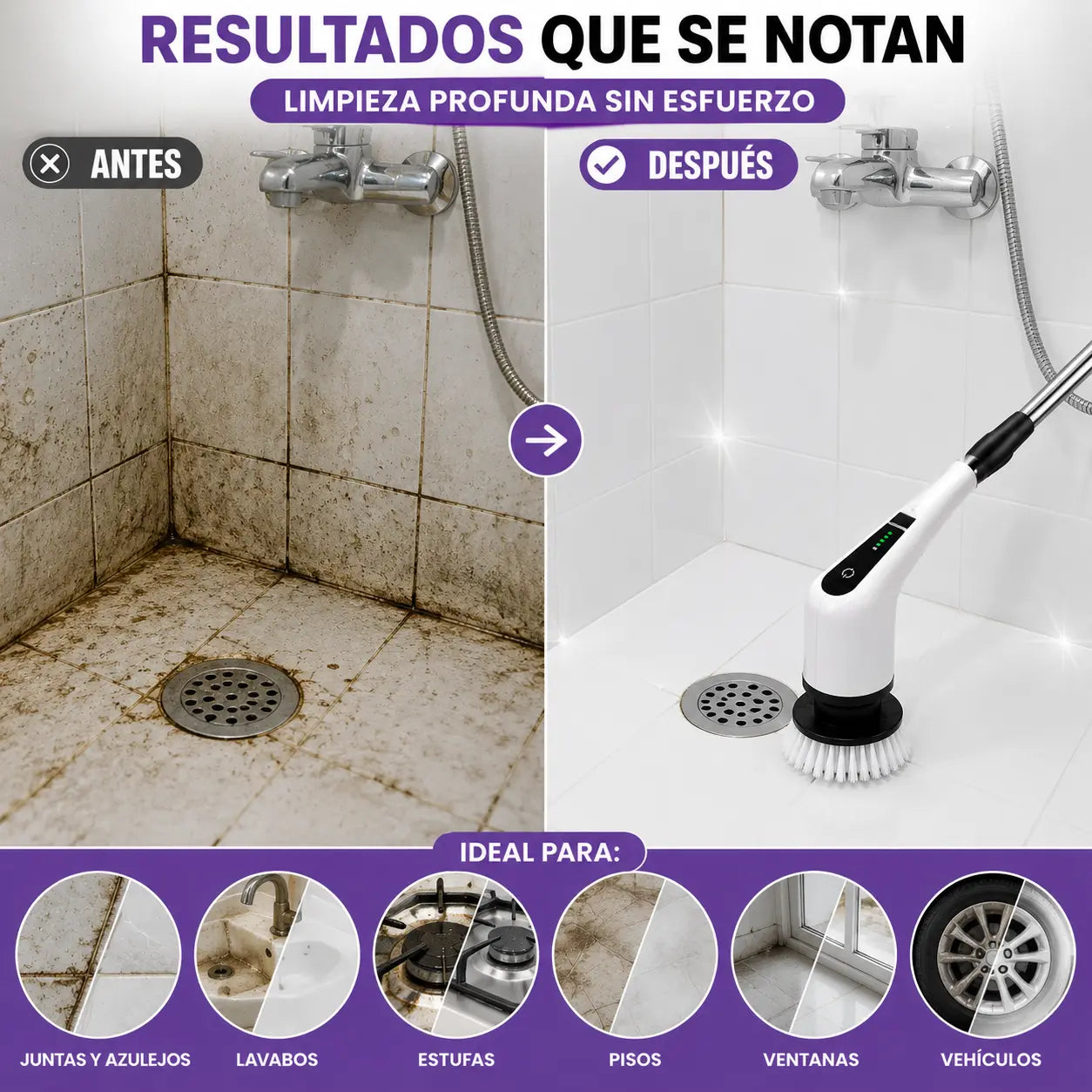 Cepillo Eléctrico 9 en 1