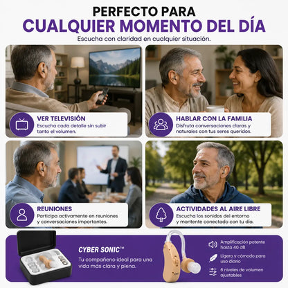 Cyber Sonic™ | Audífono Amplificador Inteligente