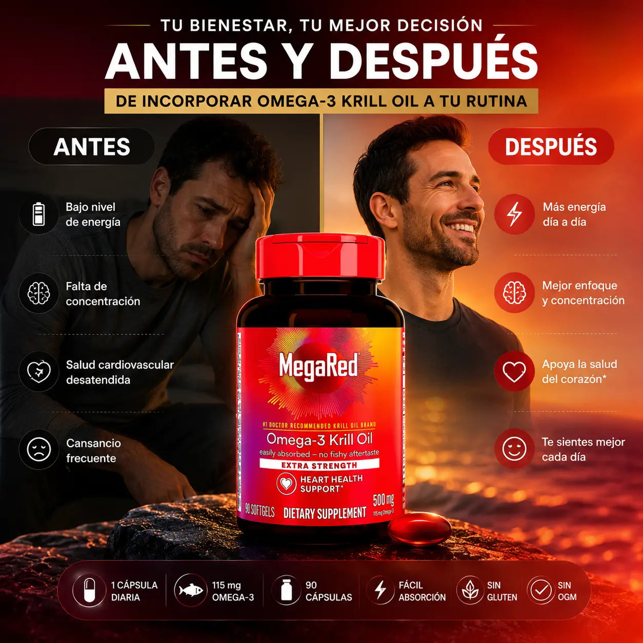 Suplemento MegaRed | 90 Cápsulas