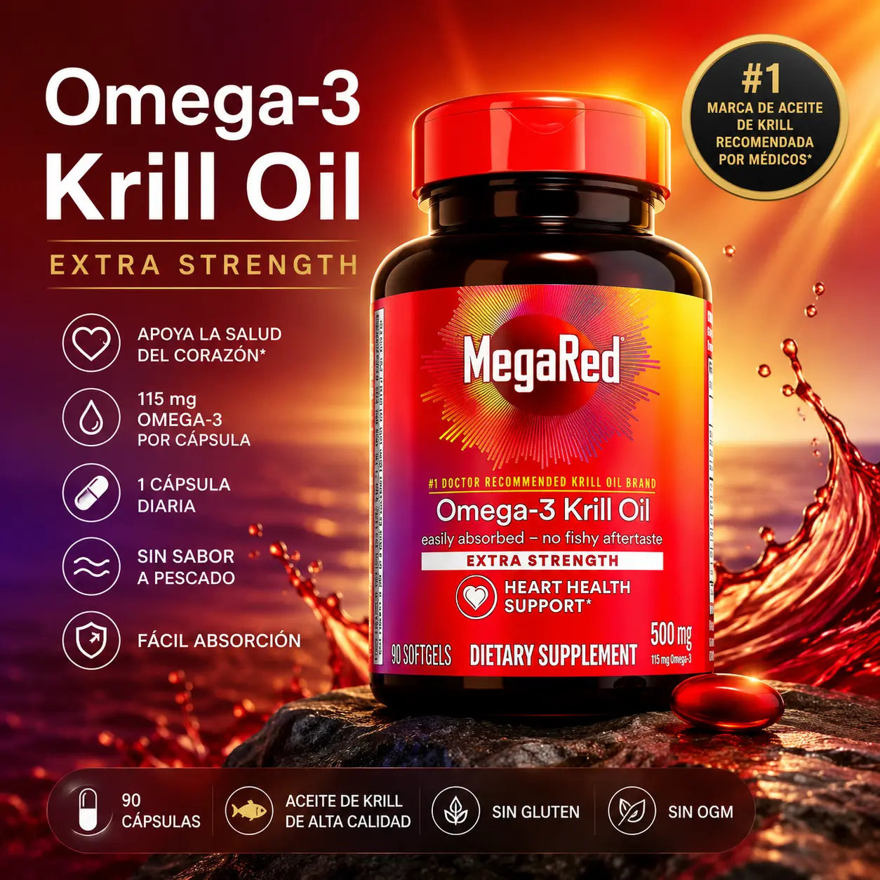Suplemento MegaRed | 90 Cápsulas