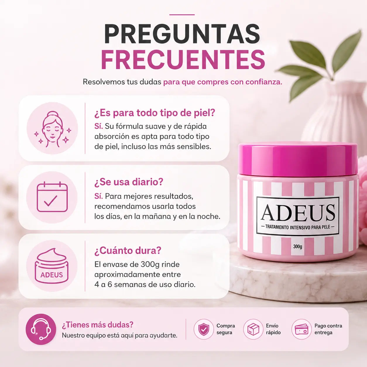 ADEUS™ | Crema Corporal Reafirmante 300gr