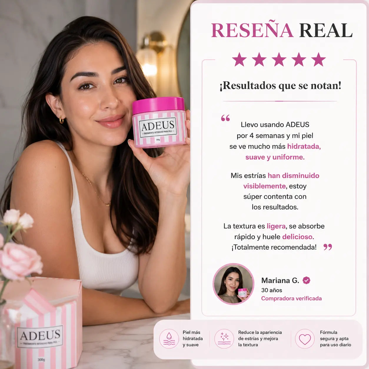 ADEUS™ | Crema Corporal Reafirmante 300gr