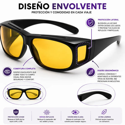 VisionDrive™ | 2 Gafas para Día y Noche