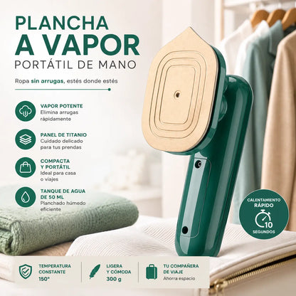 Plancha a Vapor Portátil
