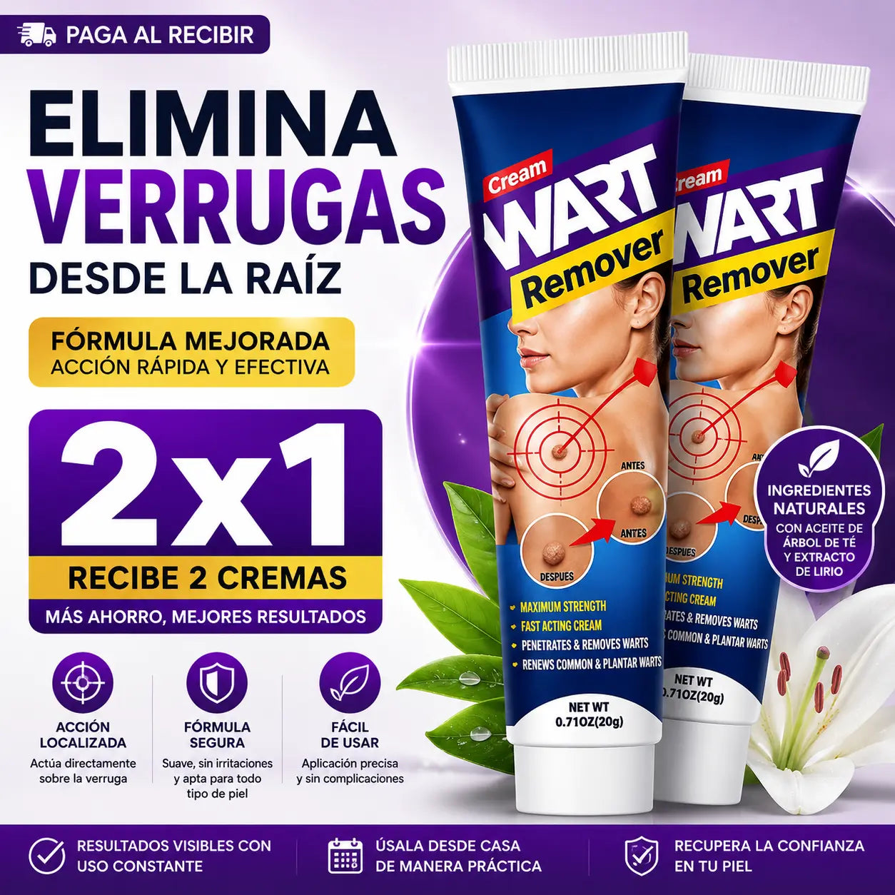 Hanel® | Crema Removedora de Verrugas