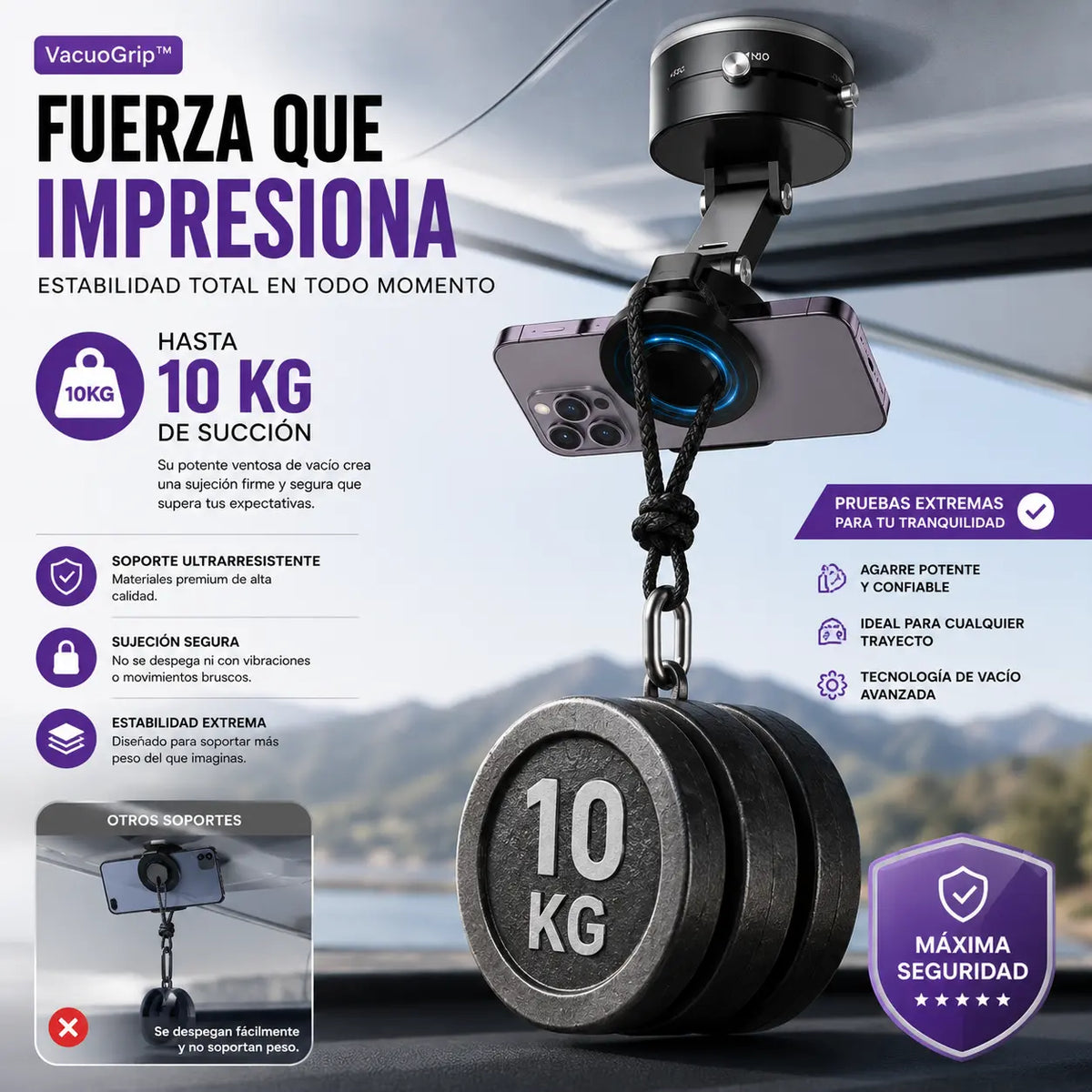 MagniGrip™ | Soporte Magnético para Celular