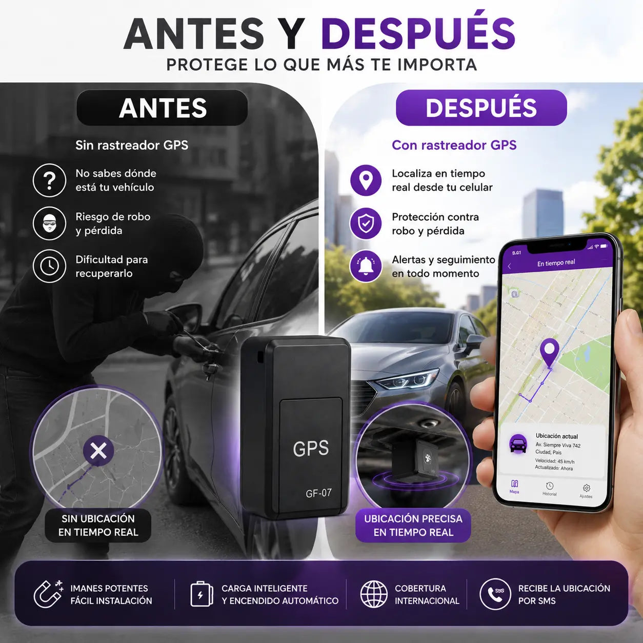 TrackMag™ | GPS Rastreador Magnético