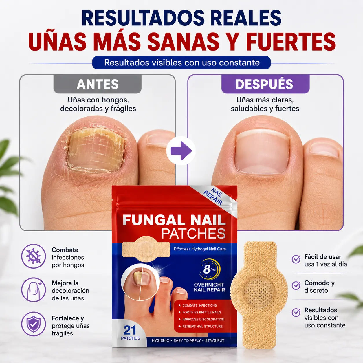 Parches Para Hongos | 21 piezas