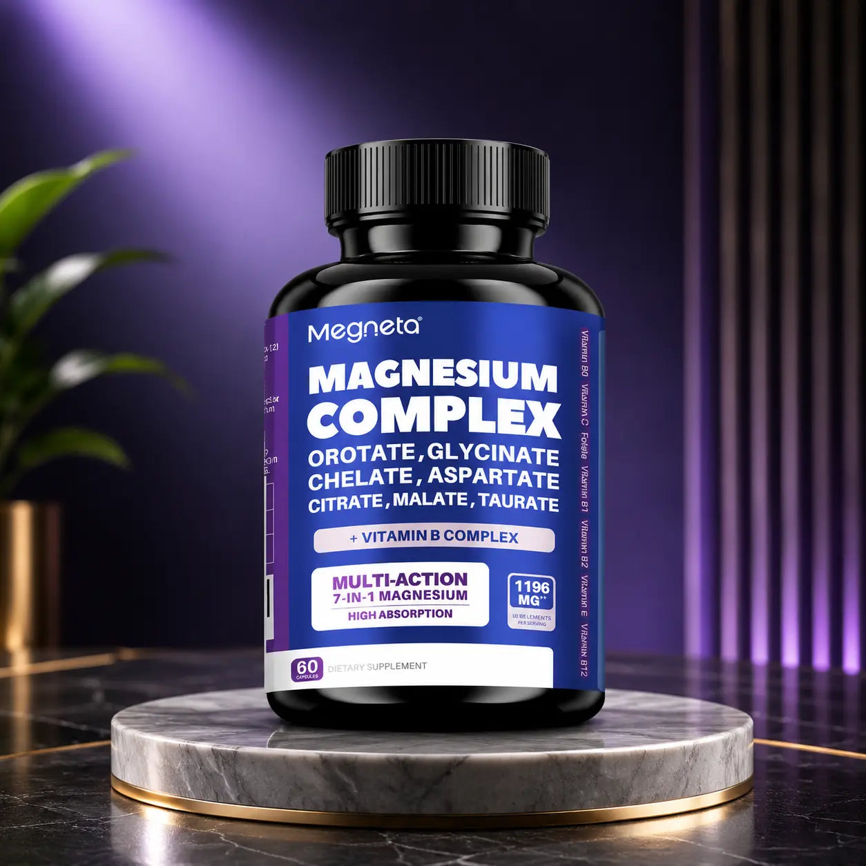 Suplemento Magnesio Complex | 60 Cápsulas
