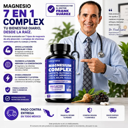 Suplemento Magnesio Complex | 60 Cápsulas