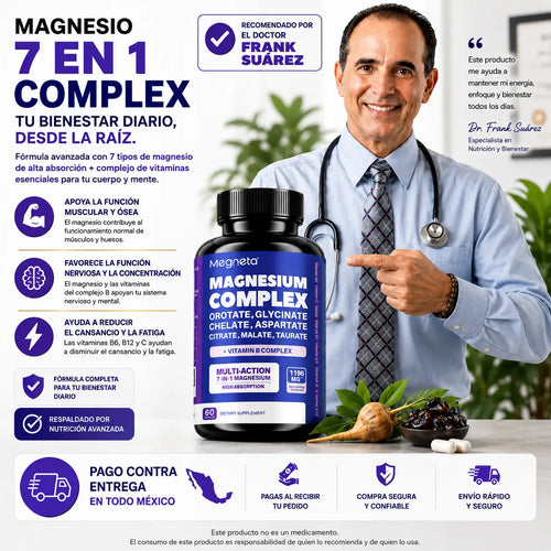 Suplemento Magnesio Complex | 60 Cápsulas